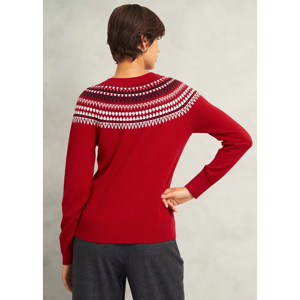 Hobbs Greta Fairisle Jumper with Cashmere